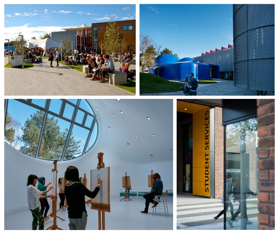 บรรยากาศมหาวิทยาลัยที่ Arts University Bournemouth (AUB)