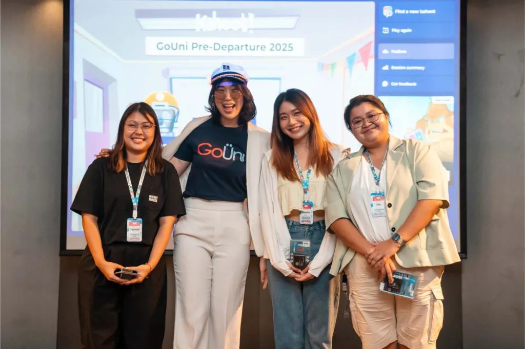 พีชชี่ #สตีเฟ่นโอปป้า พร้อมมาให้คำปรึกษากับน้องๆ ในงาน GoUni Study Abroad Planning Fair 2026!